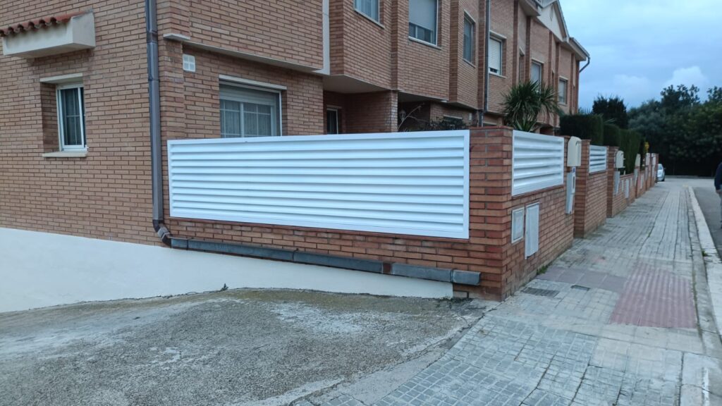 Hormigón decorativo espacio exterior