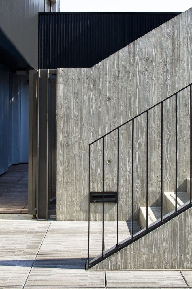 Hormigón impreso jardín residencial