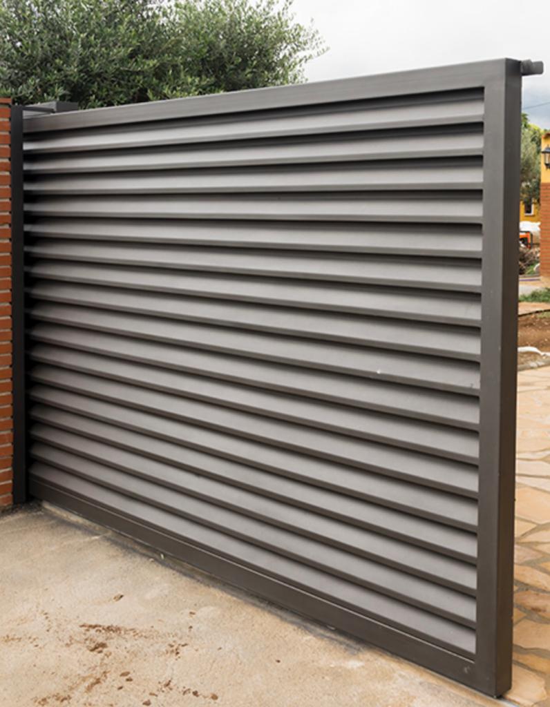 Hormigón estampado patio chalet