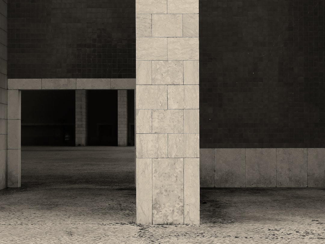 Hormigón decorativo espacio exterior